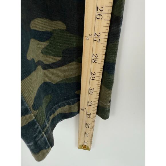 True Religion Camo Cargo Pants Men 34x32 Green Utility Drawstring Y2K Camoflauge - Picture 7 of 10